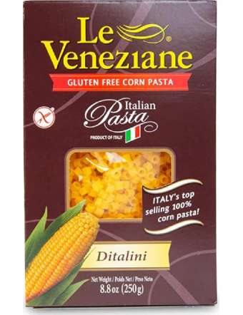 LE VENEZIANE PASTA MAIS DITALINI SENZA GLUTINE GR 250