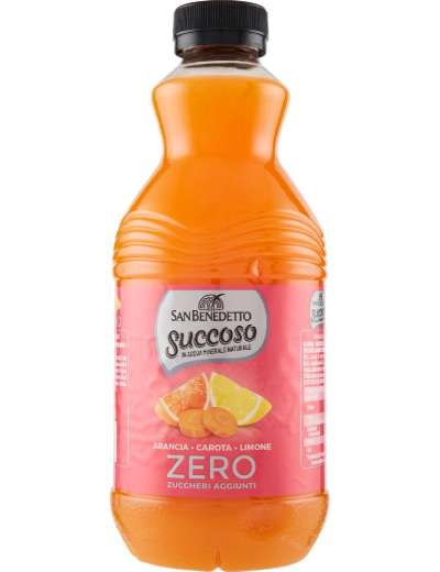 SAN BENEDETTO SUCCOSO ZERO ARANCIA CAROTA LIMONE CL 90