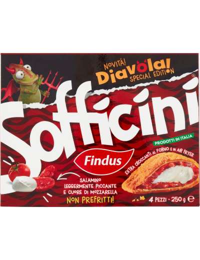 FINDUS SOFFICINI DIAVOLA MOZZARELLA GR 250