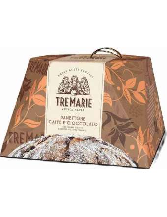 TRE MARIE PANETTONE CAFFE' E CIOCCOLATO GR 930