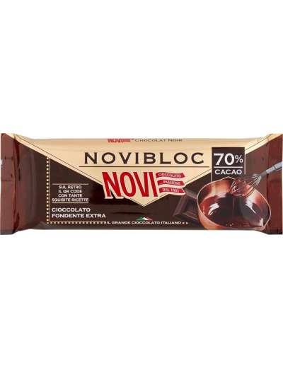 NOVIBLOC FONDENTE 70% CACAO GR 140