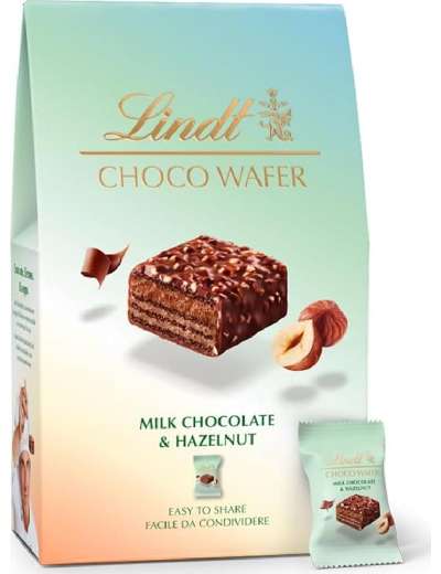 LINDT CHOCOWAFER NOCCIOLA GR 135