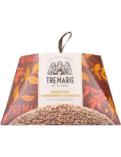 TRE MARIE PANETTONE MANDARINO GIANDUIA GR 750