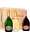 RUINART TRIO R+ROSE+BLANC DE BLANC CL 225