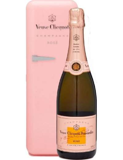 VEUVE CLICQUOT ROSE' METAL FRIDGE ML 750