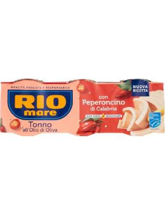 RIO MARE TONNO PICCANTE CALABRIA 3X65 GR 195