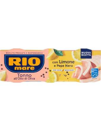 RIOMARE TONNO LIMONE E PEPE 3X65 GR