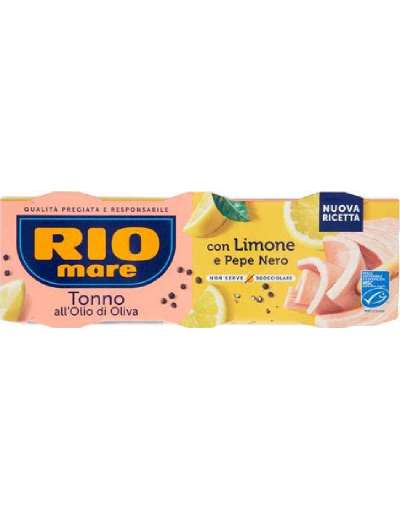 RIOMARE TONNO LIMONE E PEPE 3X65 GR