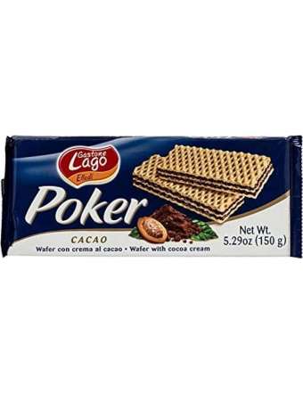 LAGO WAFER CACAO POKER GR 150