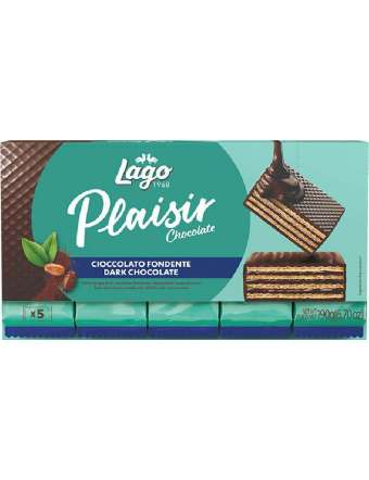 LAGO PLAISIR 5X38 FONDENTE WAFER RICO GR 190