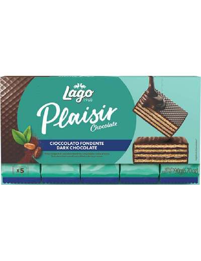 LAGO PLAISIR 5X38 FONDENTE WAFER RICO GR 190