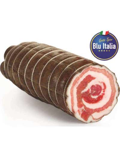 BLU ITALIA PANCETTA ARROTOLATA CON PEPE KG 1