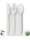 TRIS POSATE STYLE BIO COMPOSTABILE CON TOVAGLIOLO 50PZ