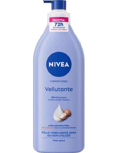 NIVEA BODY CREMA CORPO FLUIDA VELLUTANTE BURRO DI KARITE' PELLE SECCA 500 ML