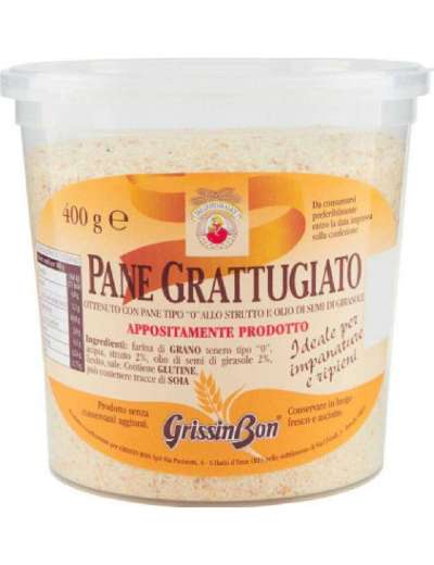 GRISSIN BON PANE GRATTUGIATO VASO GR 400