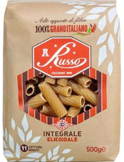 RUSSO PASTA INTEGRALE ELICOIDALE N 122 GR 500