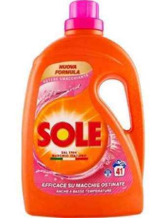SOLE LAVATRICE LIQUIDO POTERE SMACCHIANTE 41 LAVAGGI ML 1845