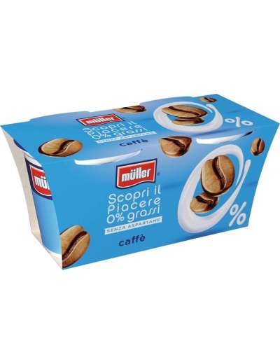 MULLER 0% CAFFE YOGURT MAGRO 2X125 GR