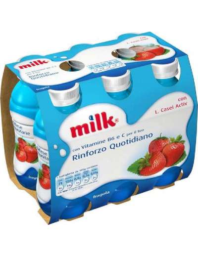 MILK ALLA FRAGOLA RINFORZO QUOTIDIANO 6X100 GR