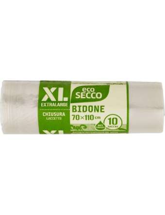 SACME SACCO 70 X 110 NEUTRO TRASPARENTE CON LACCIO PZ 10