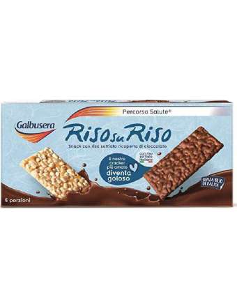 GALBUSERA RISO SU RISO SANCK RICOPERTO DI CIOCCOLATO GR 150