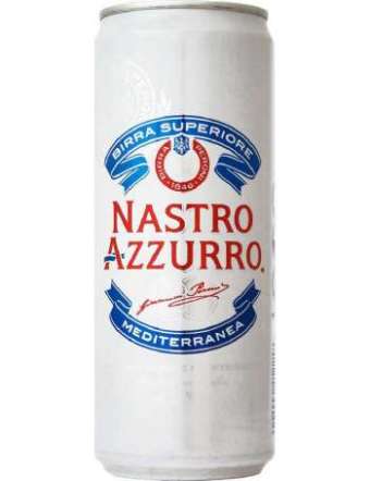 BIRRA NASTRO AZZURRO 33 CL LATTINA