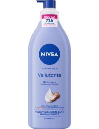 NIVEA BODY CREMA CORPO FLUIDA VELLUTANTE BURRO DI KARITE' PELLE SECCA 500 ML