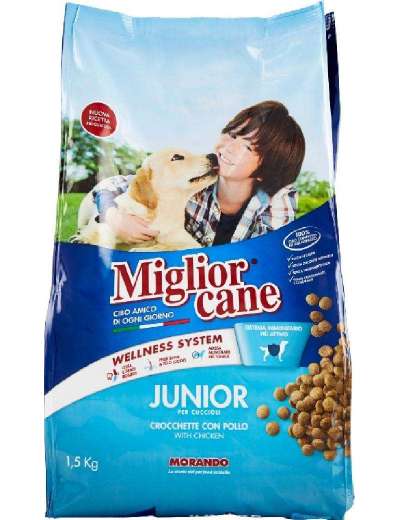 MIGLIORCANE JUNIOR POLLO CROCCHETTE KG 1