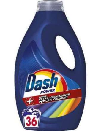DASH LIQUIDO 36 LAVAGGI COLORE POWER CL 180