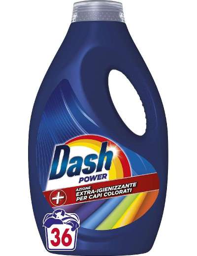 DASH LIQUIDO 36 LAVAGGI COLORE POWER CL 180