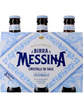 MESSINA BIRRA CRISTALLI SALE 3X33CL CL 99