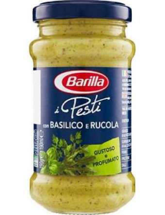 BARILLA PESTO RUCOLA BASILICO VETRO GR 190