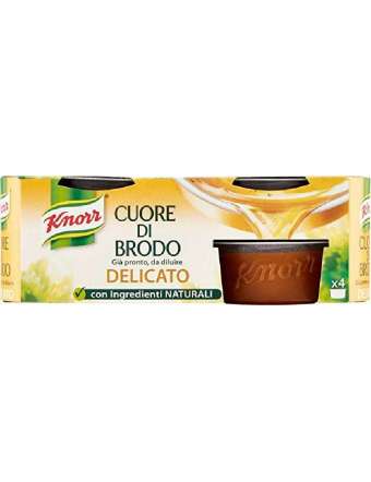 KNORR CUORE BRODO DELICATO X4 PZ 112 GR