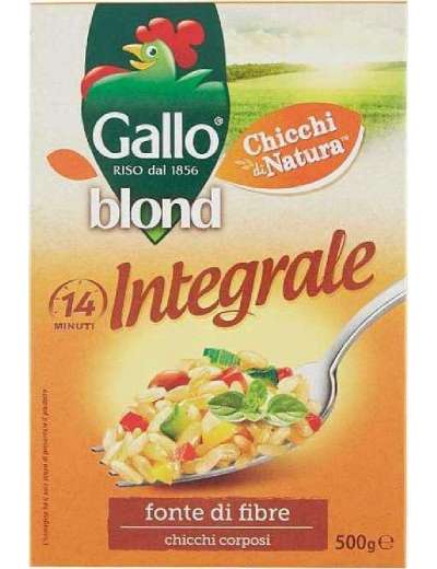 GALLO RISO INTEGRALE ASTUCCIATO GR 500