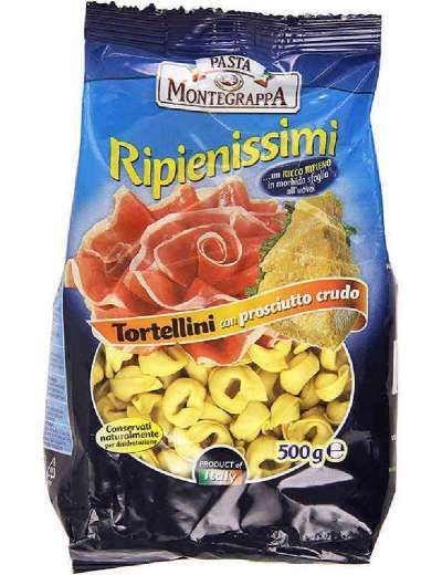 MONTEGRAPPA TORTELLINI PROSCIUTTO BUSTA GR 500