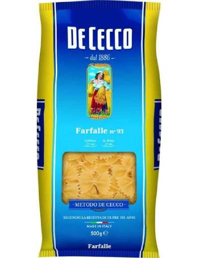 DE CECCO N 93 FARFALLE GR 500