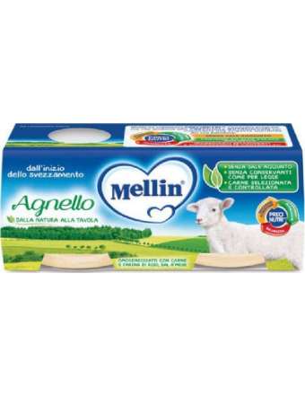 MELLIN 2X80 OMOGENEIZZATO AGNELLO GR 160