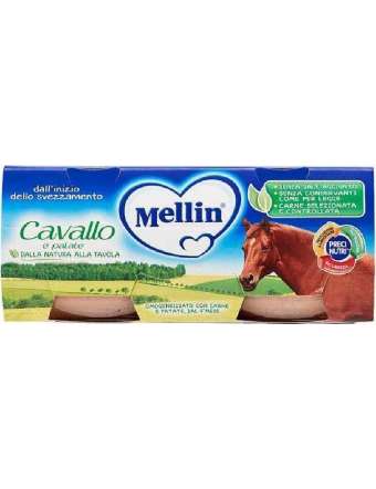 MELLIN OMOGENEIZZATO CAVALLO 2X80 GR