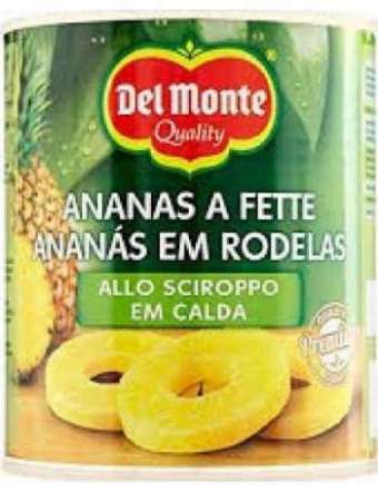 DEL MONTE ANANAS SCIROPPATE A FETTE GR 435