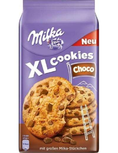 MILKA BISCOTTI CHOCO COOKIES XL GR 185