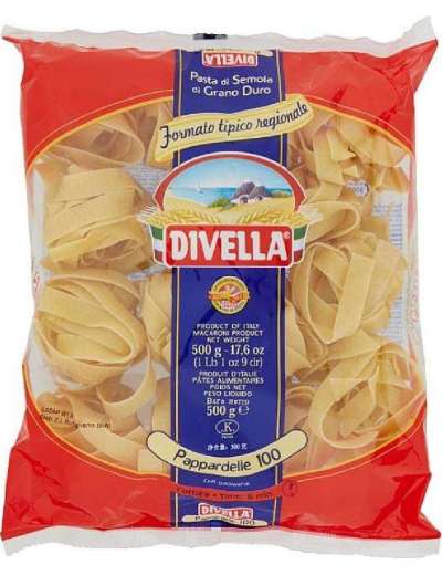 DIVELLA N 101 PAPPARDELLE NIDI SEMOLA GR 500