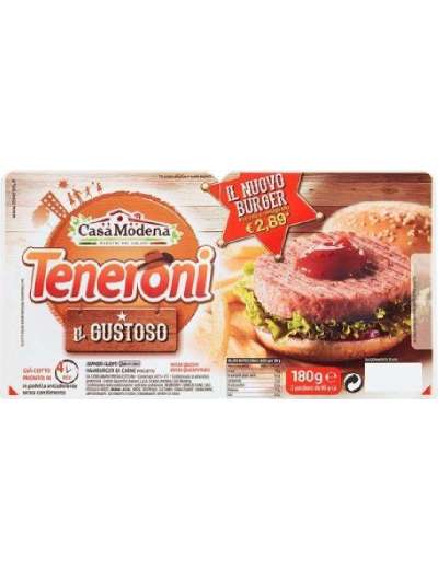 TENERONI BURGER GUSTOSO GR 180