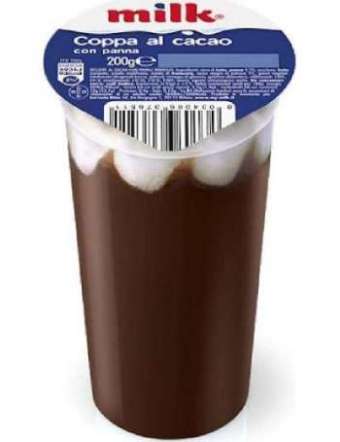 MILK COPPA CACAO CON PANNA 200 GR