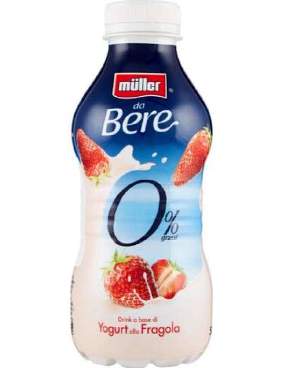 MULLER DA BERE 0% FRAGOLA YOGURT GR 500