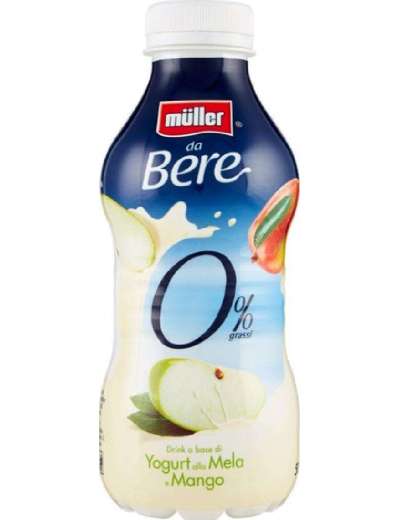 MULLER DA BERE 0% MELA MANGO YOGURT GR 500
