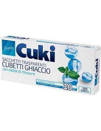 CUKI SACCHETTI CUBETTI GHIACCIO 280 PZ 10