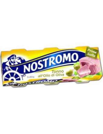 NOSTROMO OLIO D'OLIVA 3X70GR TONNO GR 210