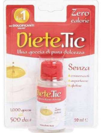 DIETE.TIC DOLCIFICANTE LIQUIDO POCKET ML 50