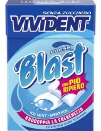 VIVIDENT FRESHBLAST BLUE PERFETTI GR 64