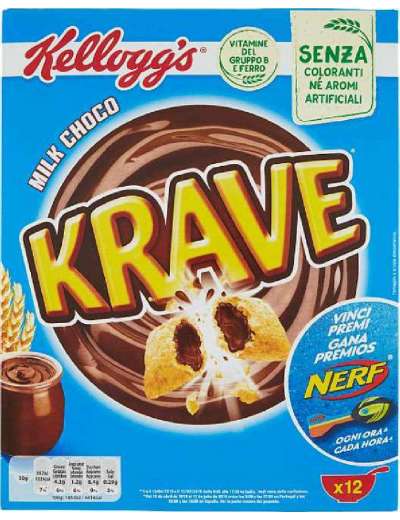 KELLOGG CHOCO KRAVE LATTE GR 375